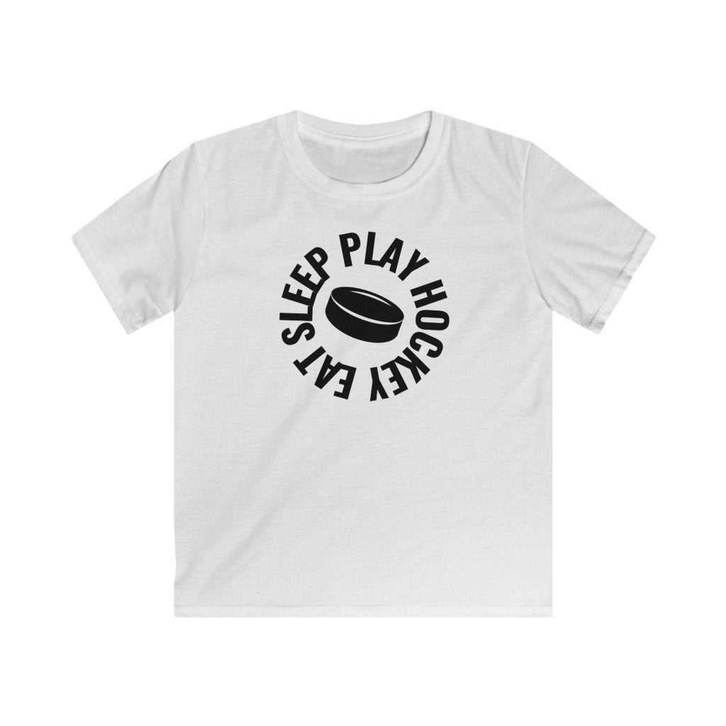 Lasten Eat Sleep Play Hockey t-paita - FourFan