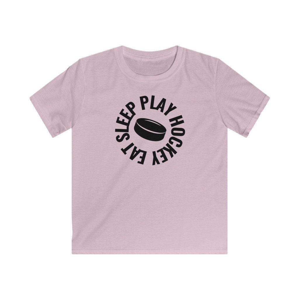 Lasten Eat Sleep Play Hockey t-paita - FourFan