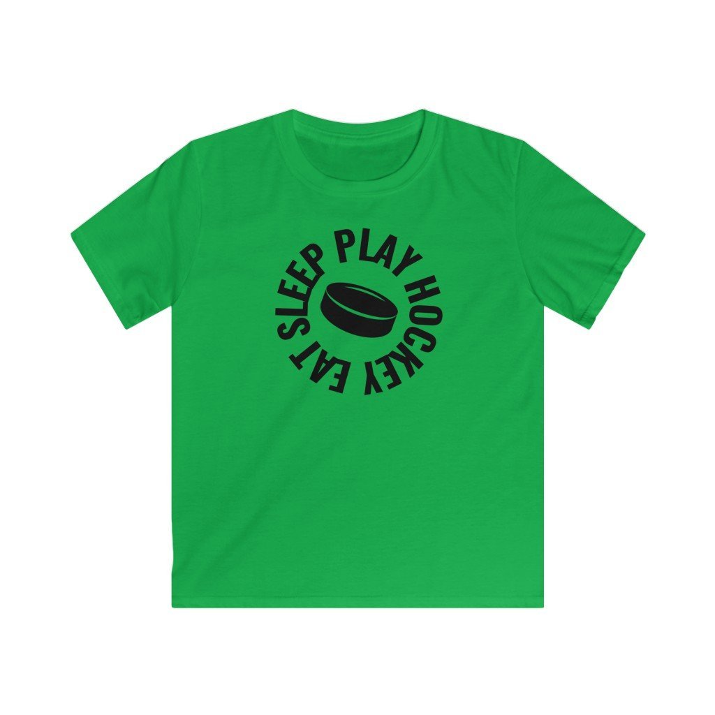 Lasten Eat Sleep Play Hockey t-paita - FourFan