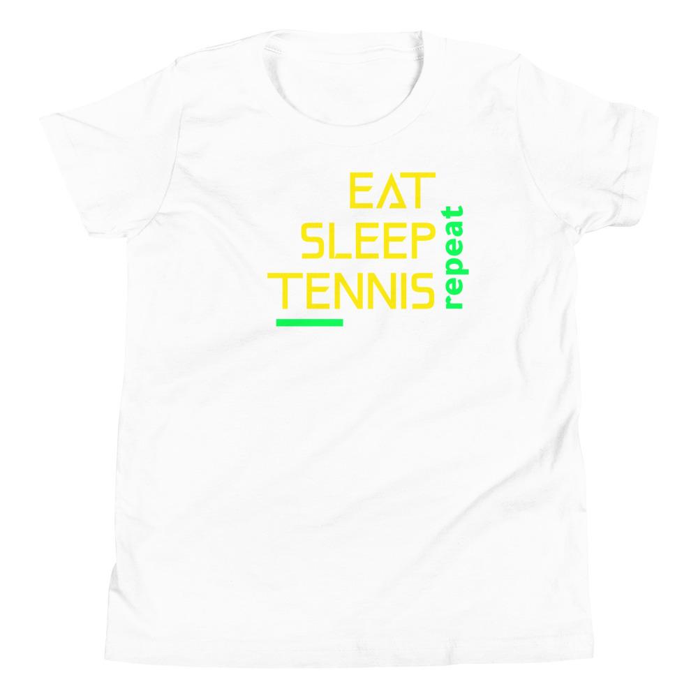 Lasten Eat Sleep Tennis t-paita - FourFan