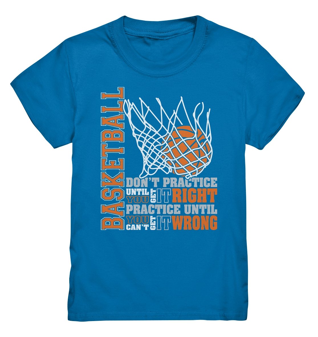 Lasten koripallo practice t-paita - Kids Premium Shirt - FourFan