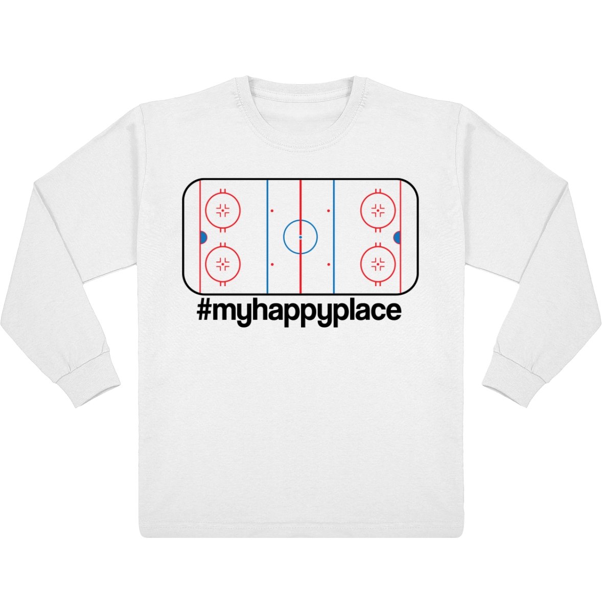 Lasten #myhappyplace pitkähihainen t-paita - FourFan