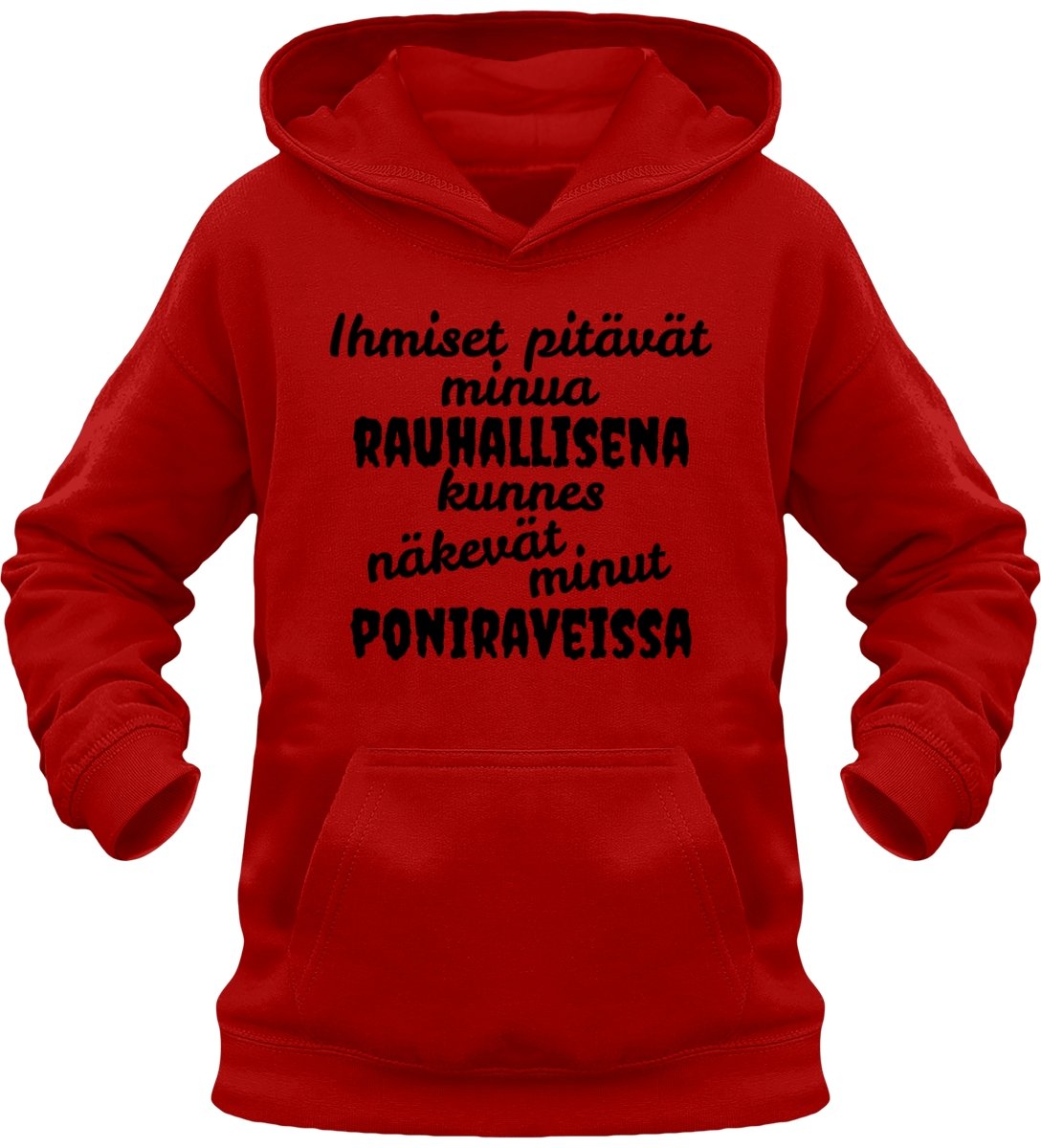 Lasten rauhallisena kunnes poniravit huppari - FourFan