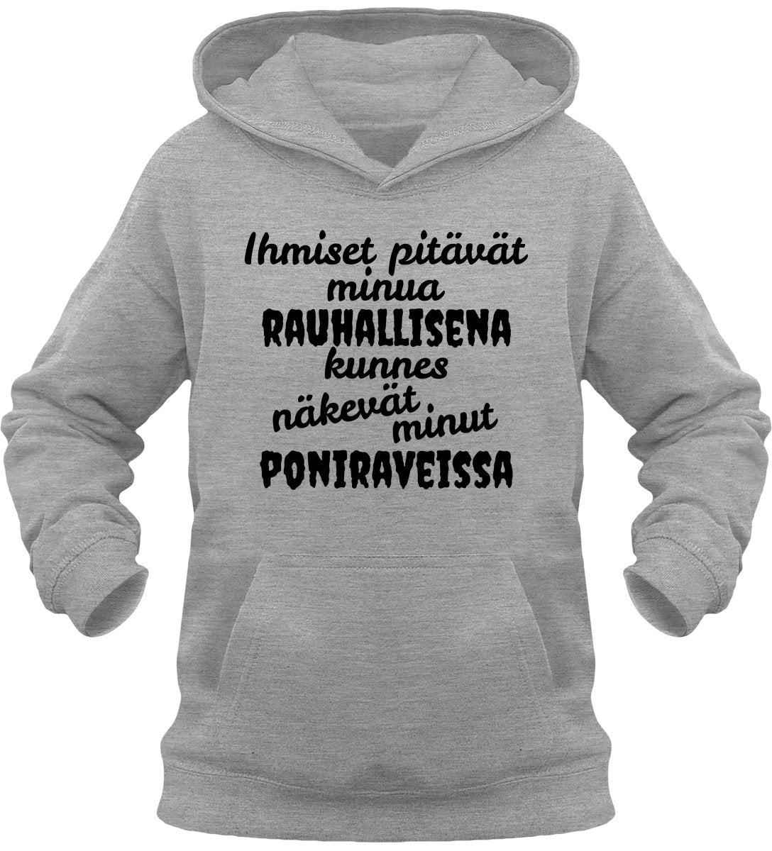 Lasten rauhallisena kunnes poniravit huppari - FourFan