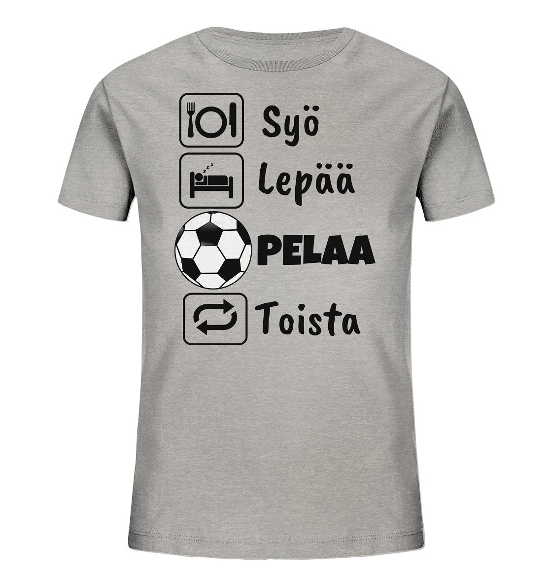 Lasten Syö Lepää Futis EKo t-paita - FourFan