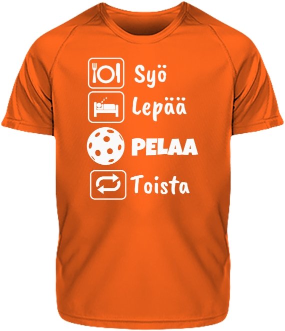 Lasten Syö, Lepää, Pelaa Salibandy urheilupaita - FourFan