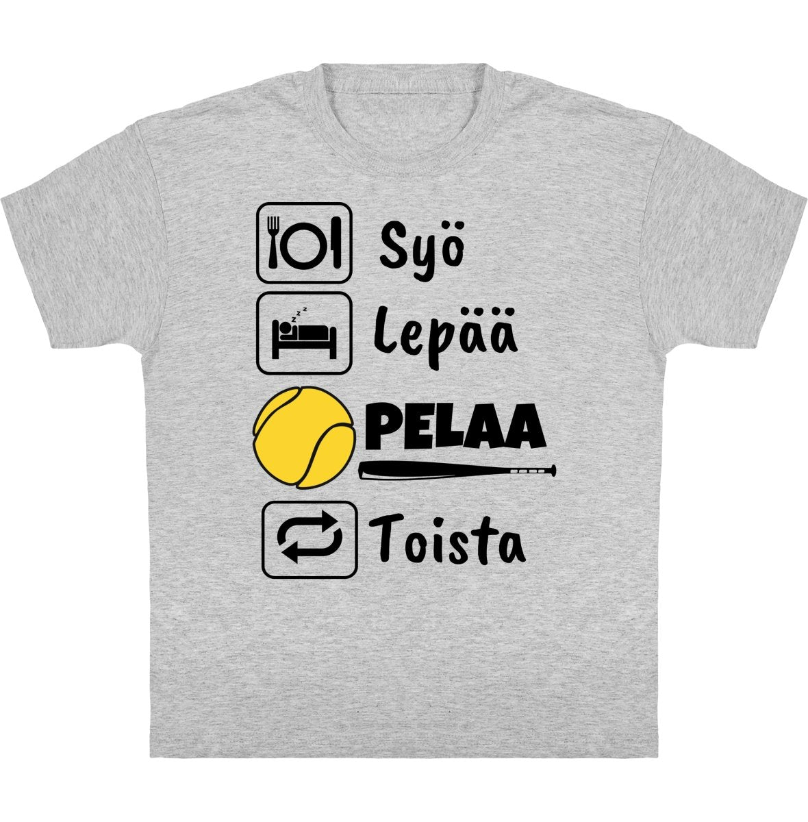 Lasten Syö, Lepää Pesis t-paita - FourFan