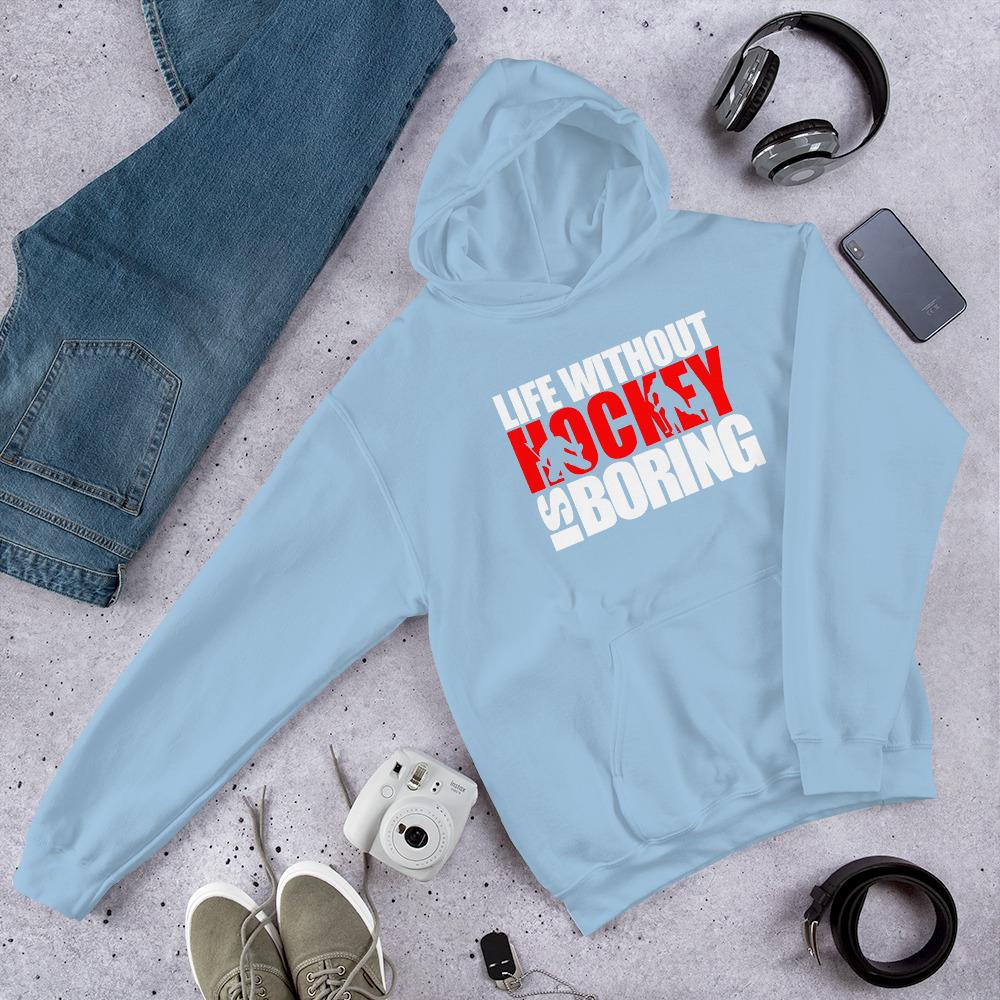 Life without hockey huppari unisex - FourFan