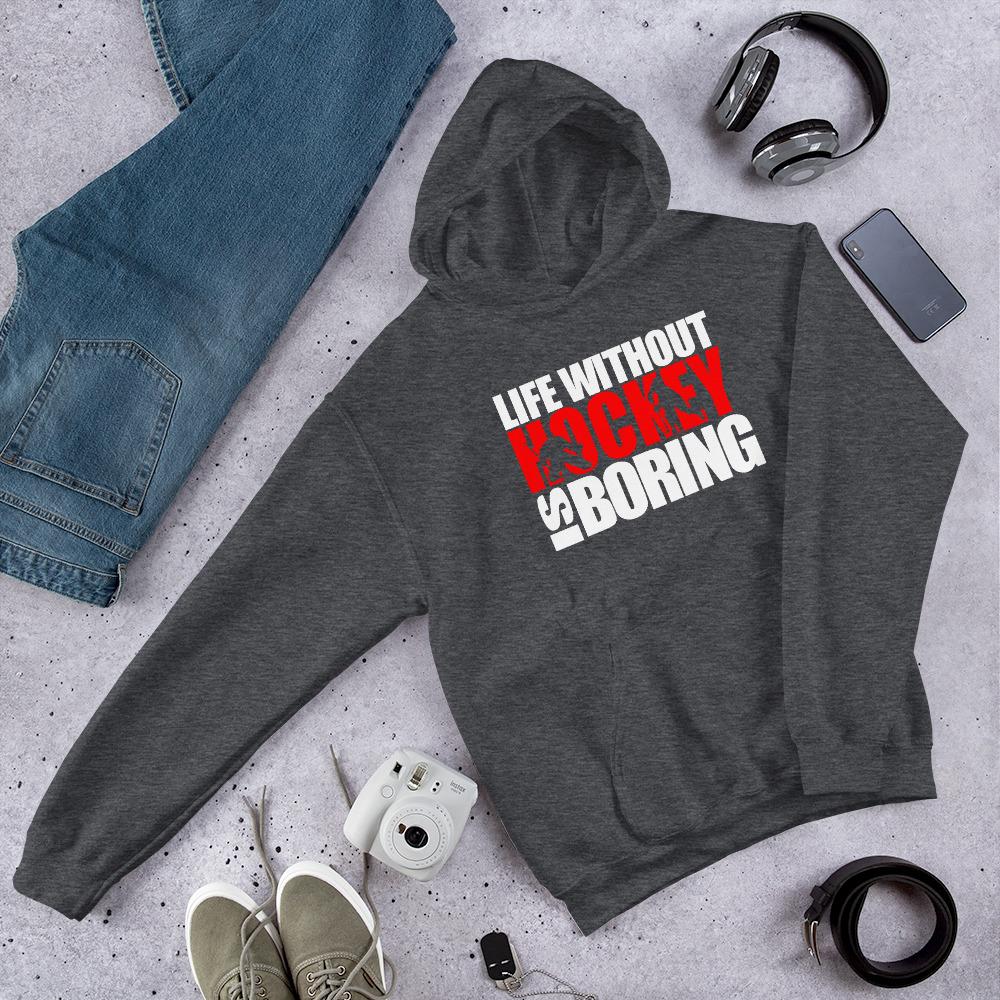 Life without hockey huppari unisex - FourFan