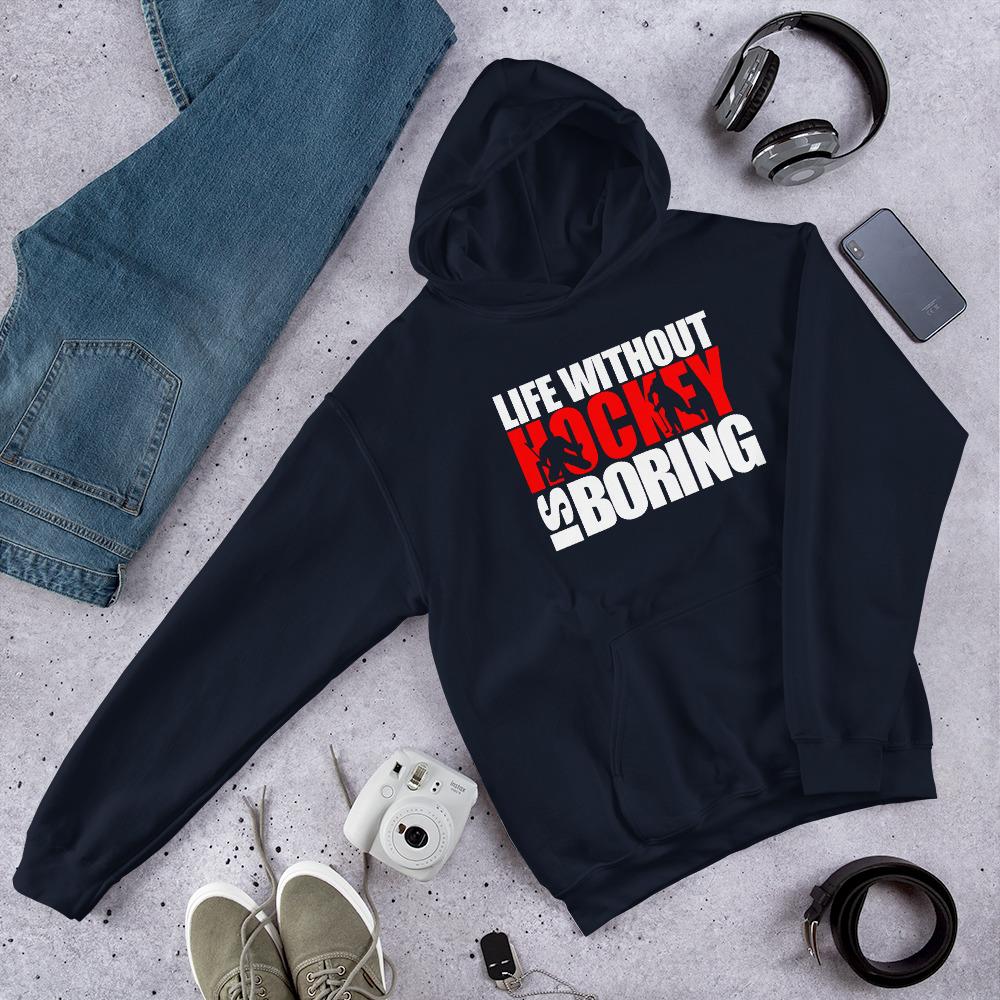 Life without hockey huppari unisex - FourFan