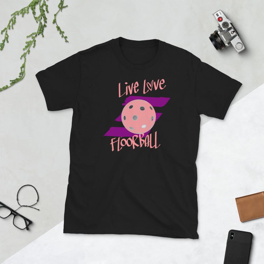 Live Love Floorball t-paita unisex - FourFan