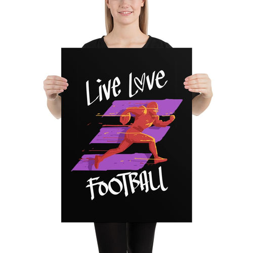 Live, Love Football juliste (jenkkufutis) - FourFan