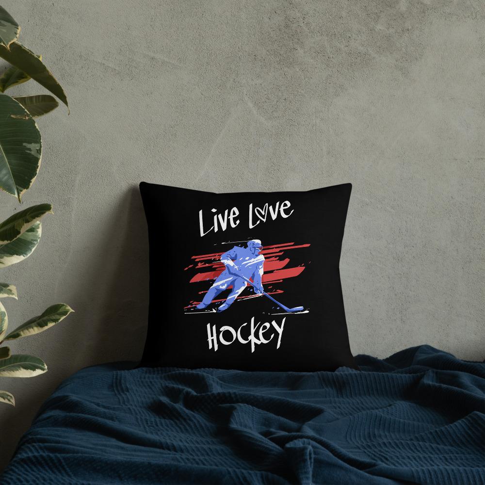 Live Love Hockey Premium Koristetyyny - FourFan