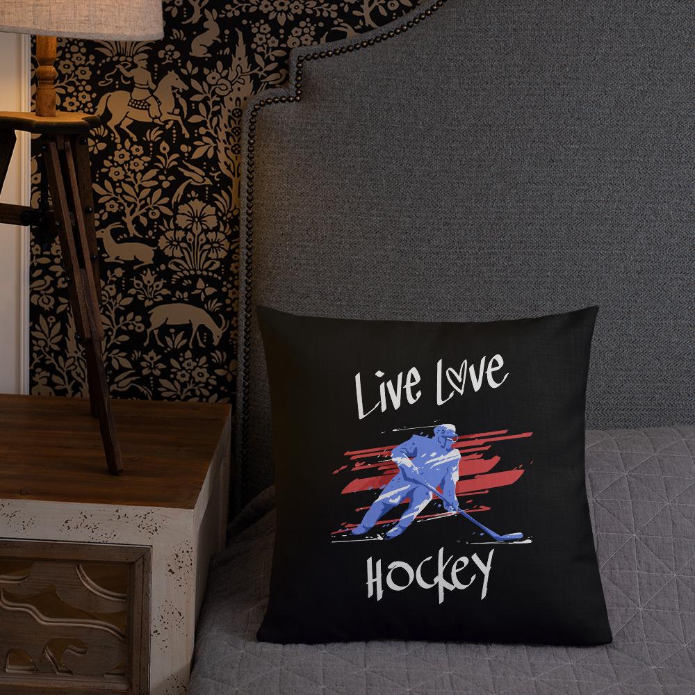 Live Love Hockey Premium Koristetyyny - FourFan