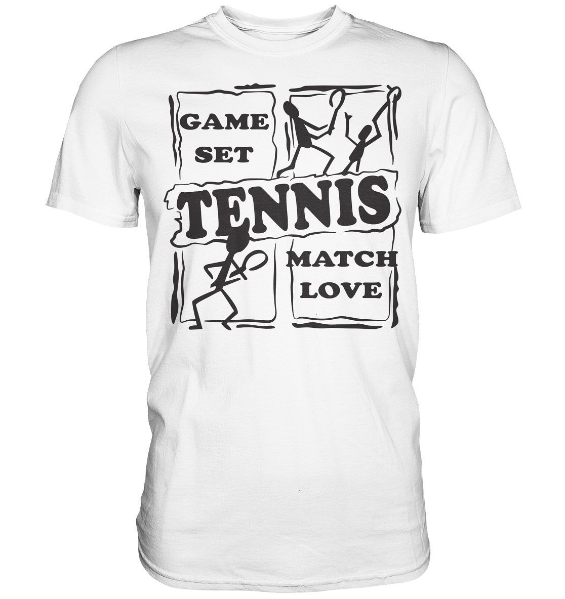Match Love Tennis t-shirt unisex - FourFan