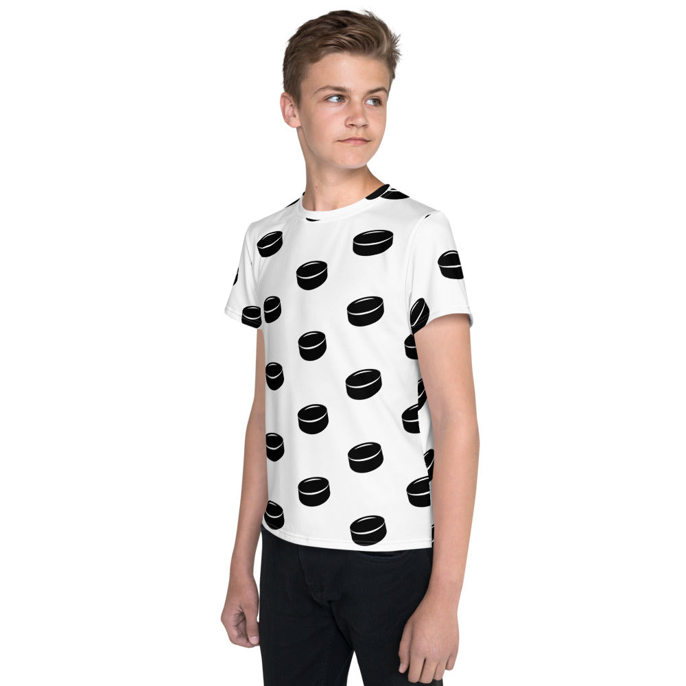 Lasten Jääkiekko allover t-paita