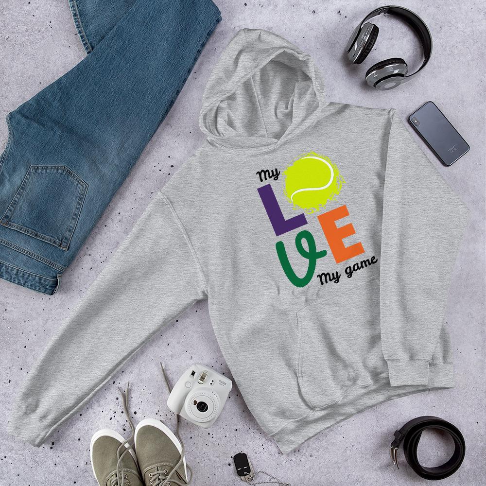 My love tennis huppari unisex - FourFan