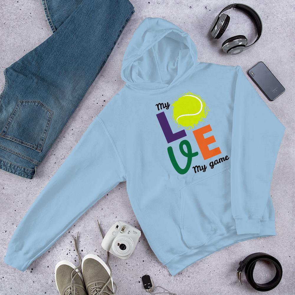 My love tennis huppari unisex - FourFan