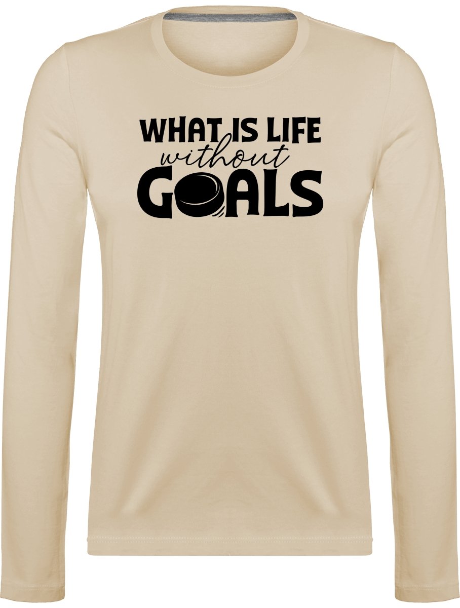 Naisten Without Goals pitkähihainen t-paita - FourFan