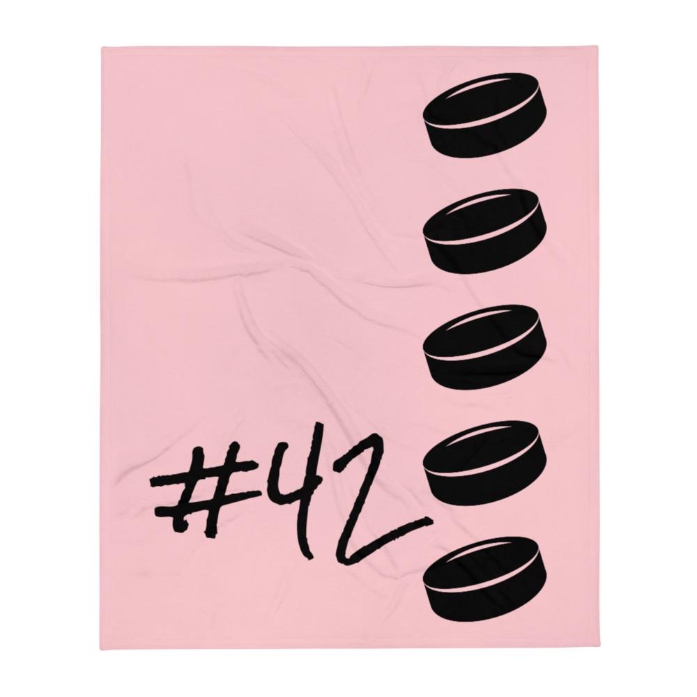 Pelaajan numero jääkiekko viltti # - FourFan