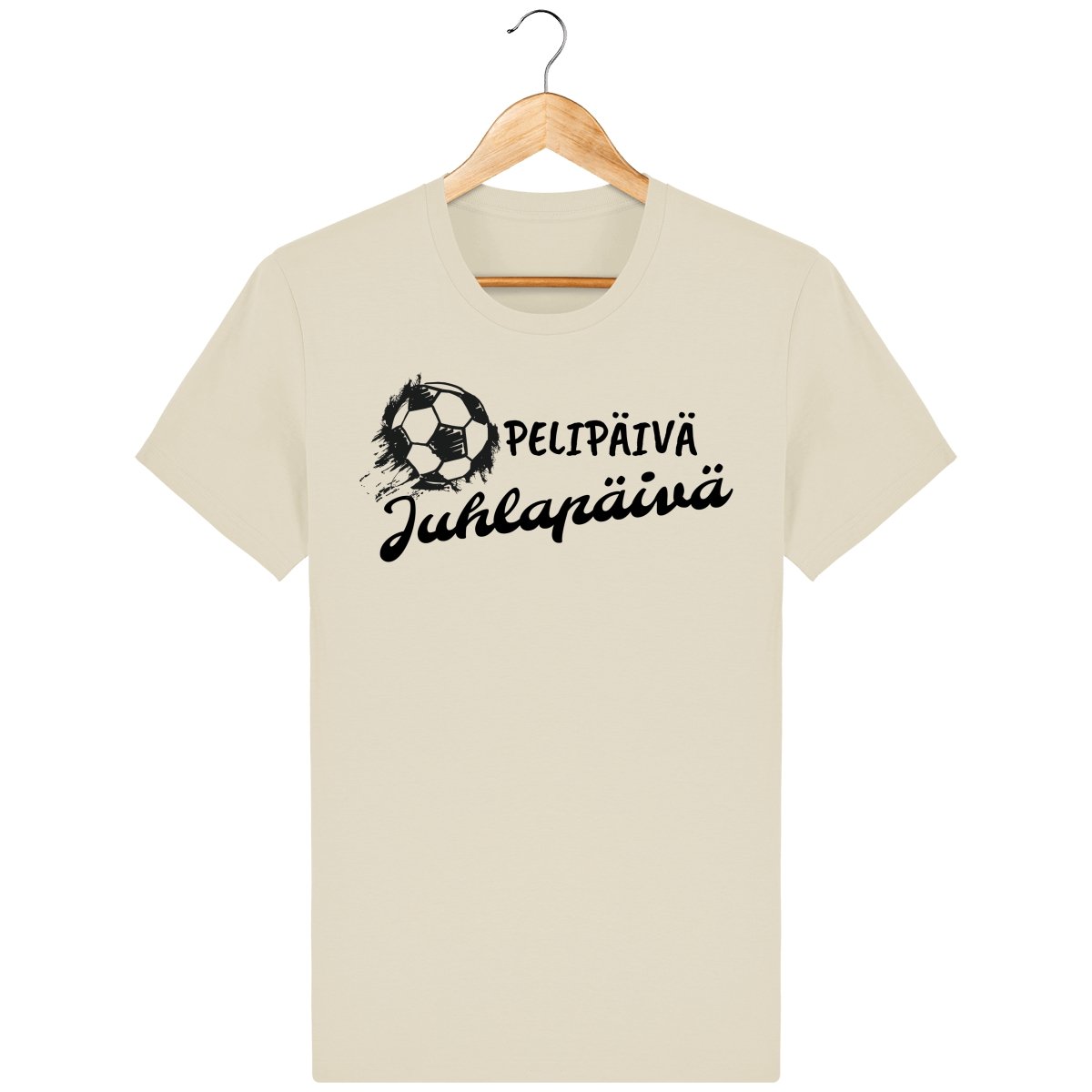 Pelipäivä Juhlapäivä jalkapallo t-paita unisex malli - FourFan