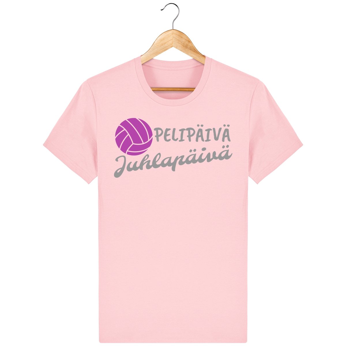 Pelipäivä Juhlapäivä lentopallo t-paita unisex malli - FourFan