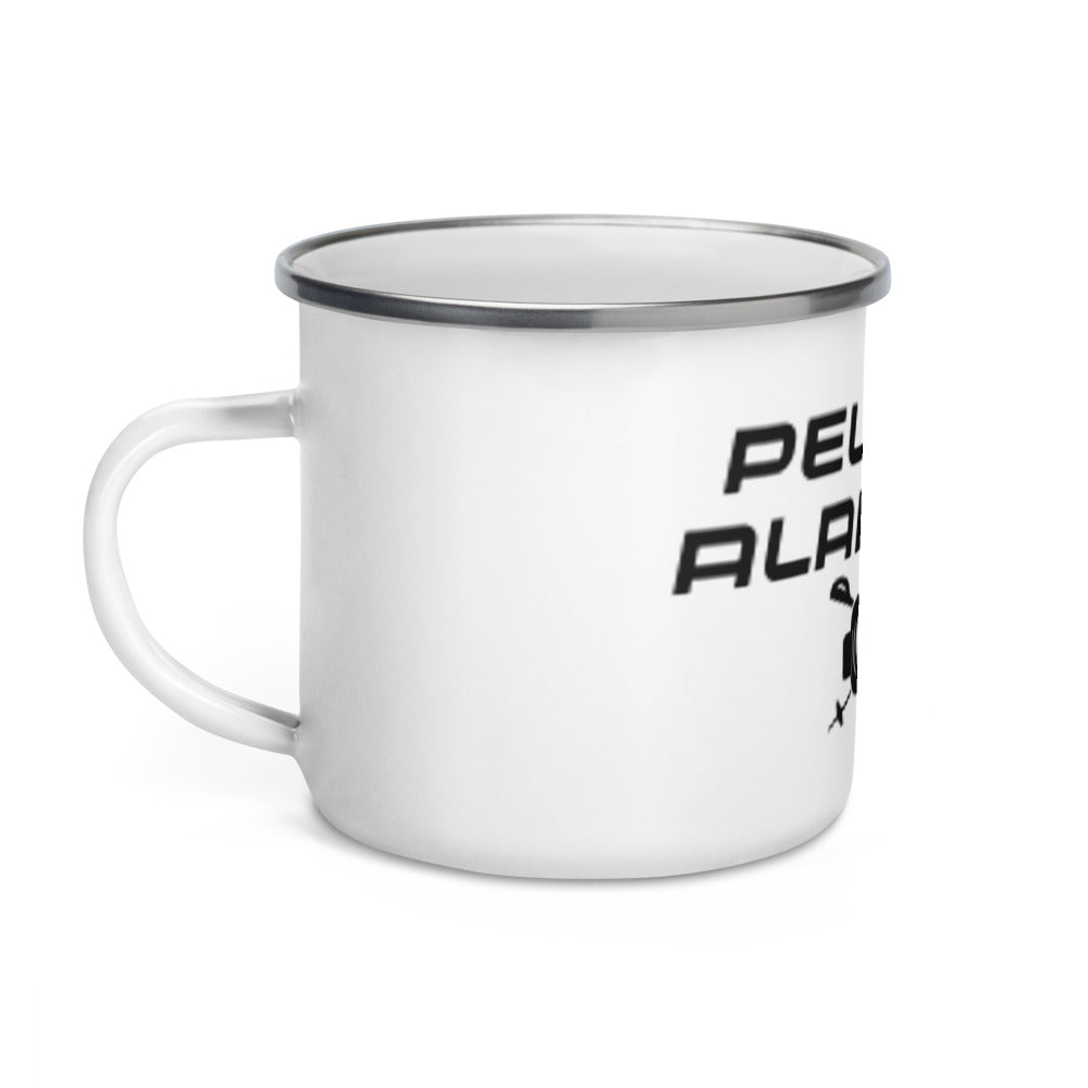 Pelkkää alamäkeä emalimuki - FourFan