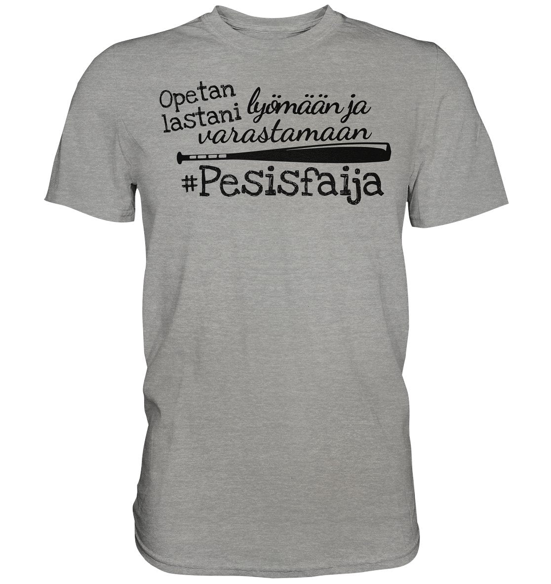 Pesisfaija opetan lastani pesäpallo t-paita - FourFan