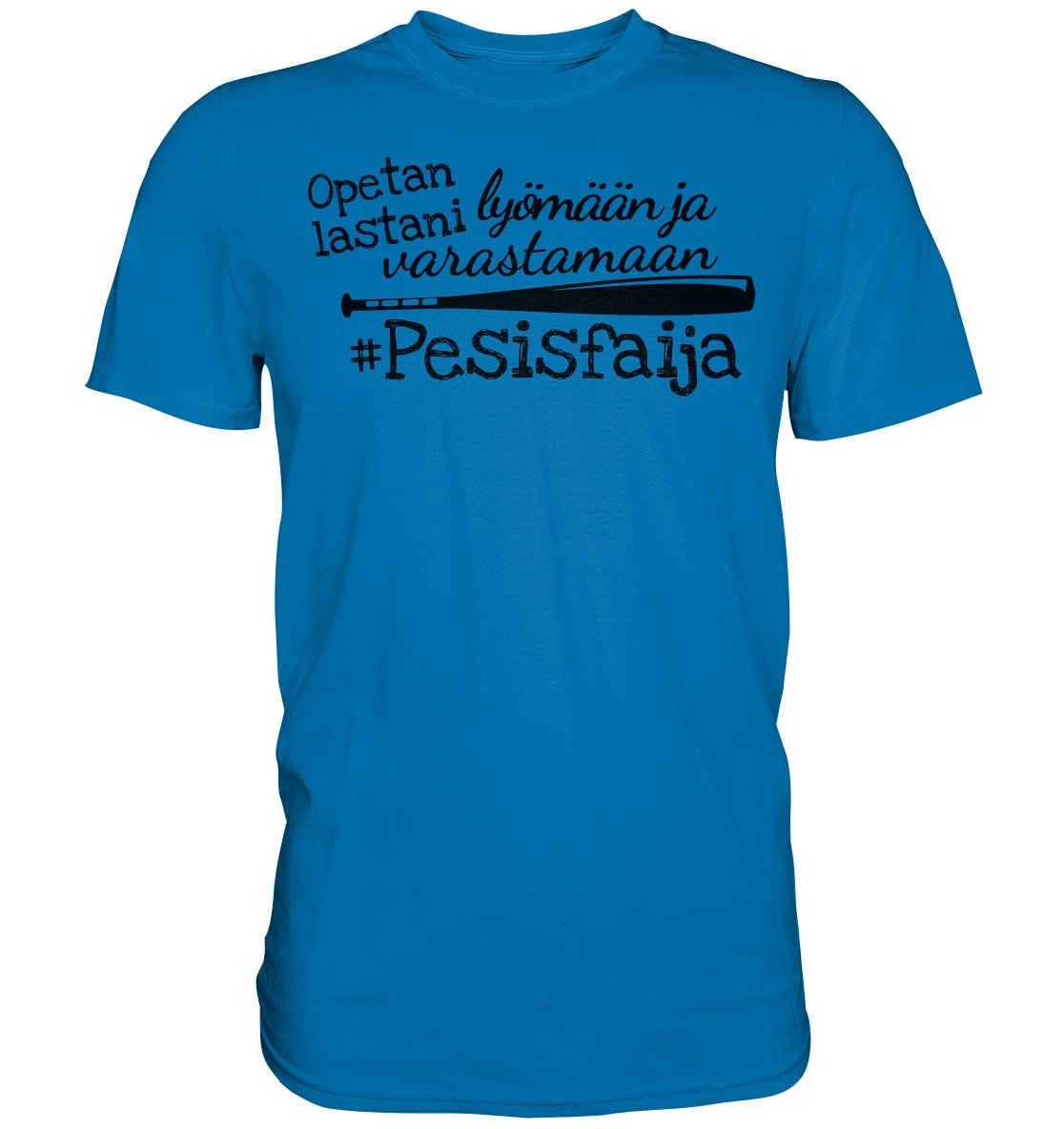 Pesisfaija opetan lastani pesäpallo t-paita - FourFan