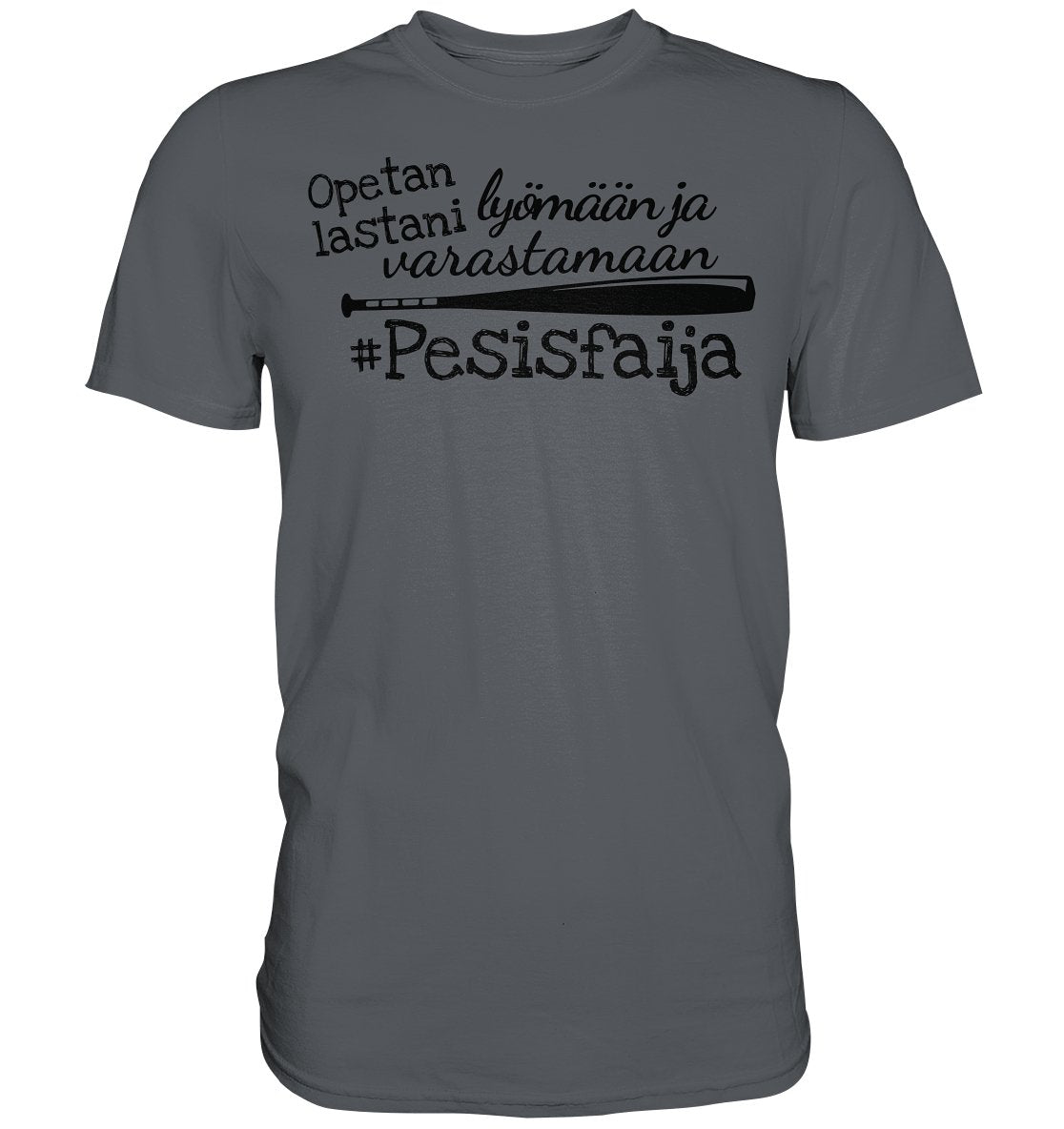 Pesisfaija opetan lastani pesäpallo t-paita - FourFan