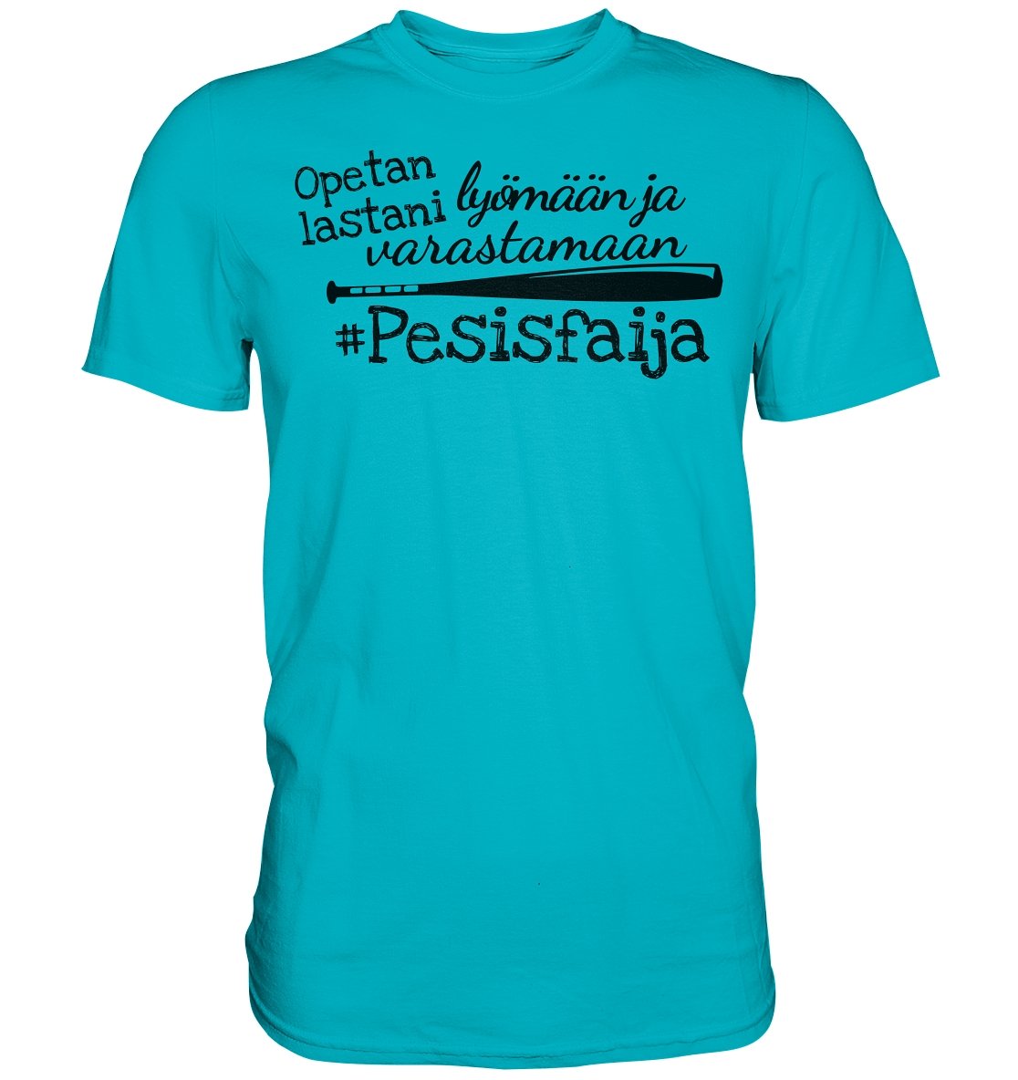 Pesisfaija opetan lastani pesäpallo t-paita - FourFan