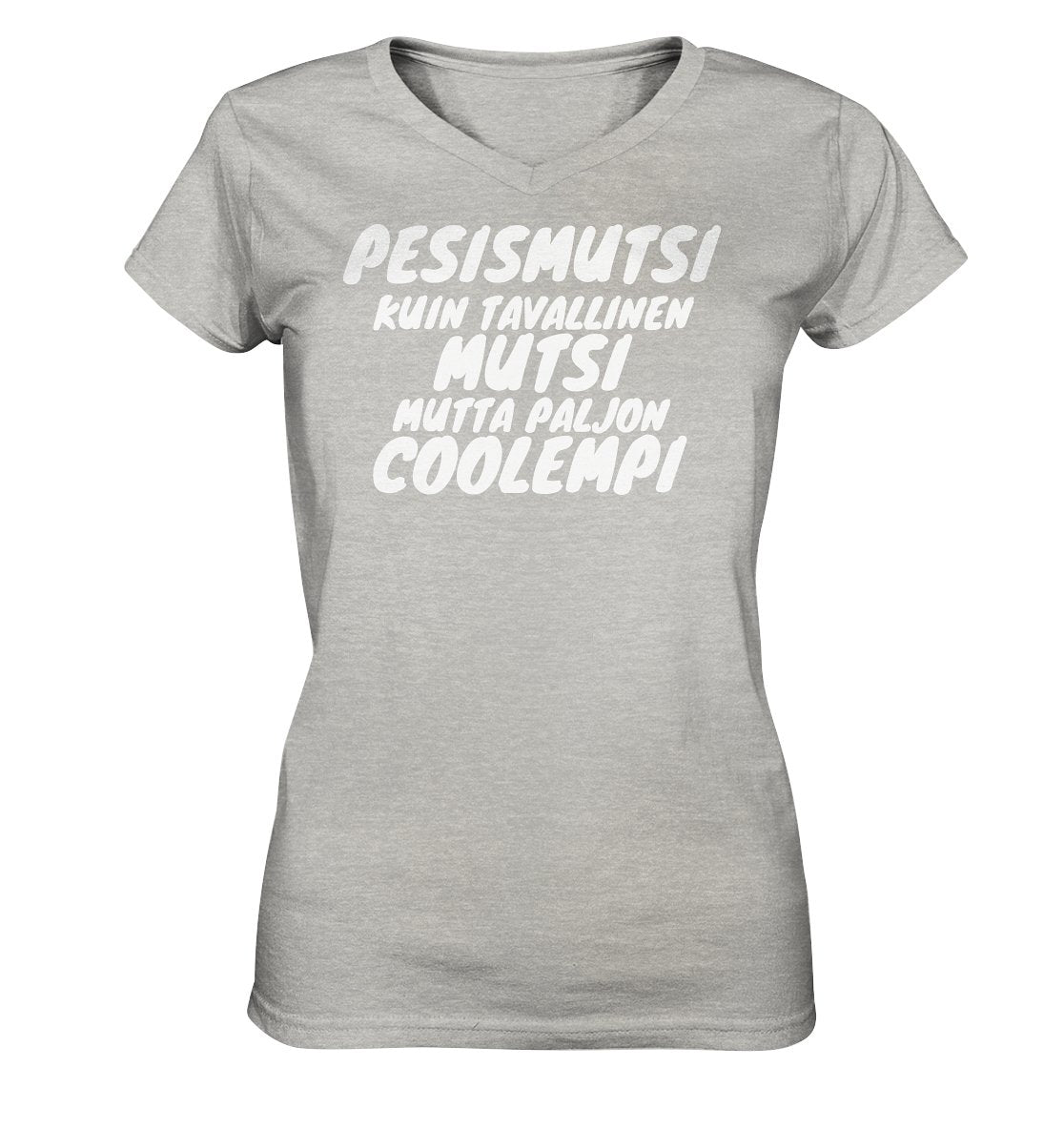 Pesismutsi coolempi v-neck naisten t-paita - FourFan