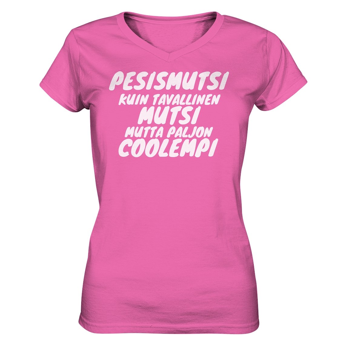 Pesismutsi coolempi v-neck naisten t-paita - FourFan