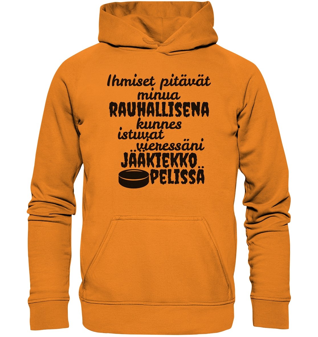 Rauhallisena kunnes jääkiekko huppari unisex - FourFan
