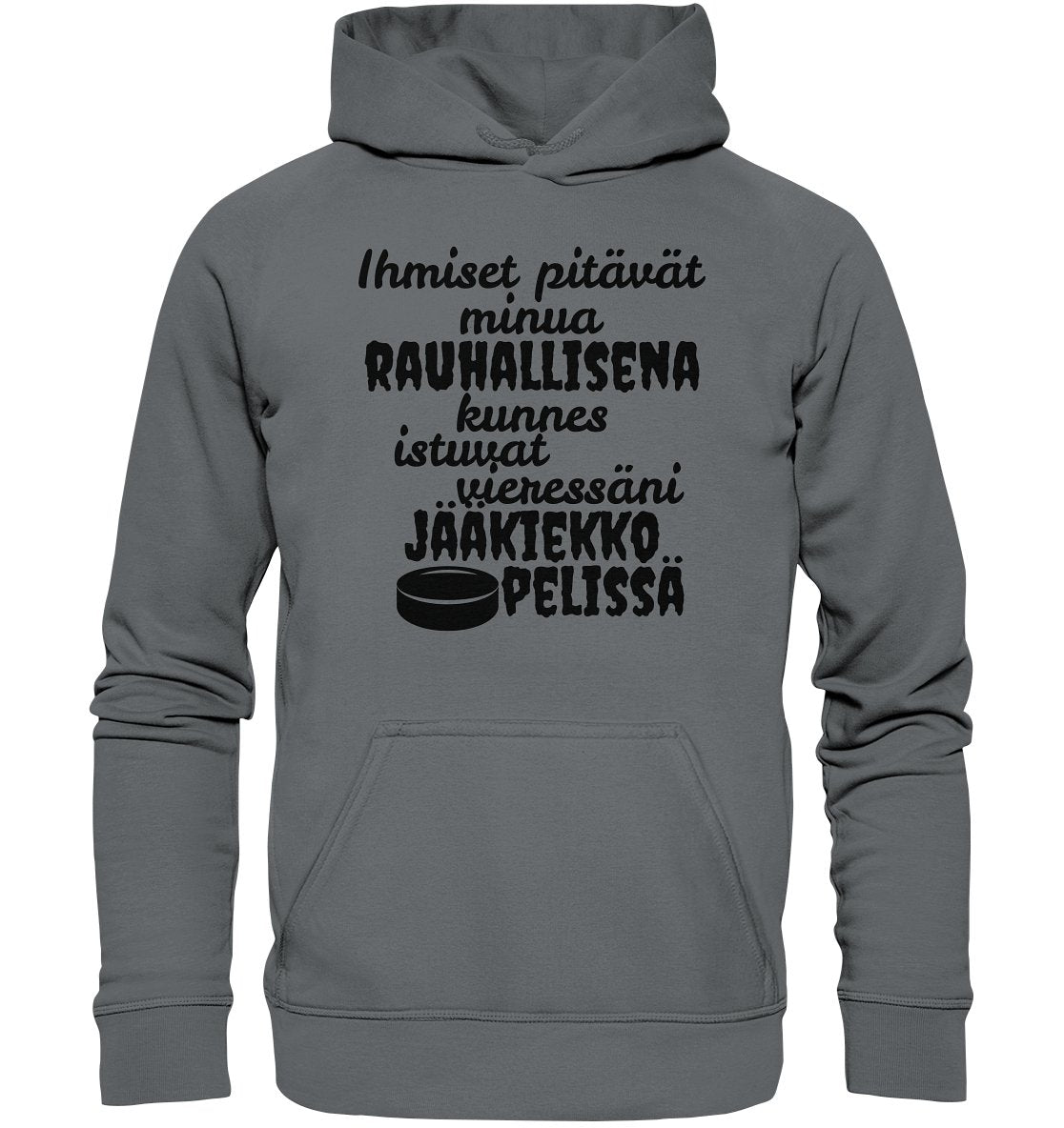 Rauhallisena kunnes jääkiekko huppari unisex - FourFan