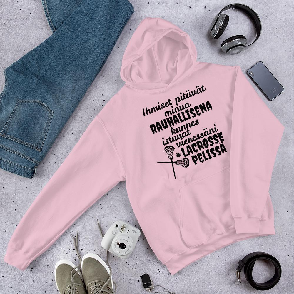 Rauhallisena kunnes lacrosse huppari unisex - FourFan