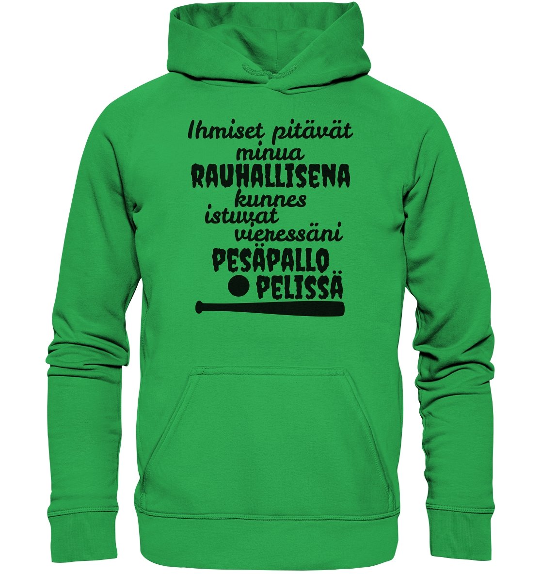 Rauhallisena kunnes pesäpallo huppari unisex - FourFan