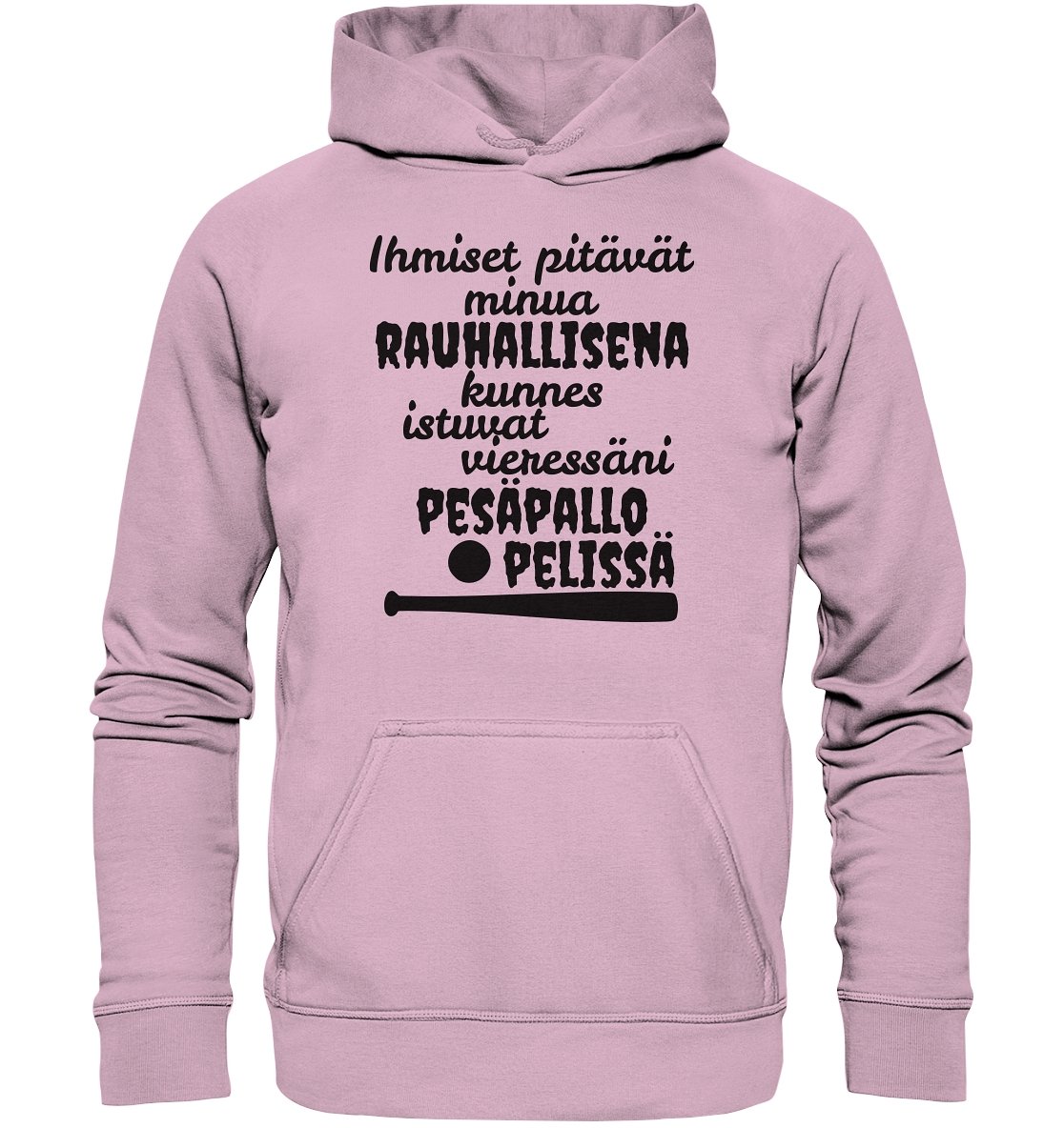 Rauhallisena kunnes pesäpallo huppari unisex - FourFan