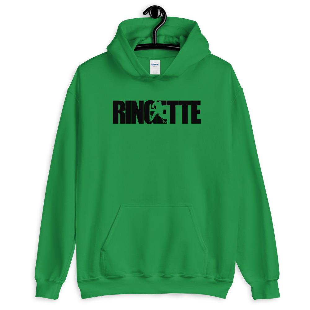 Ringette teksti huppari unisex - FourFan