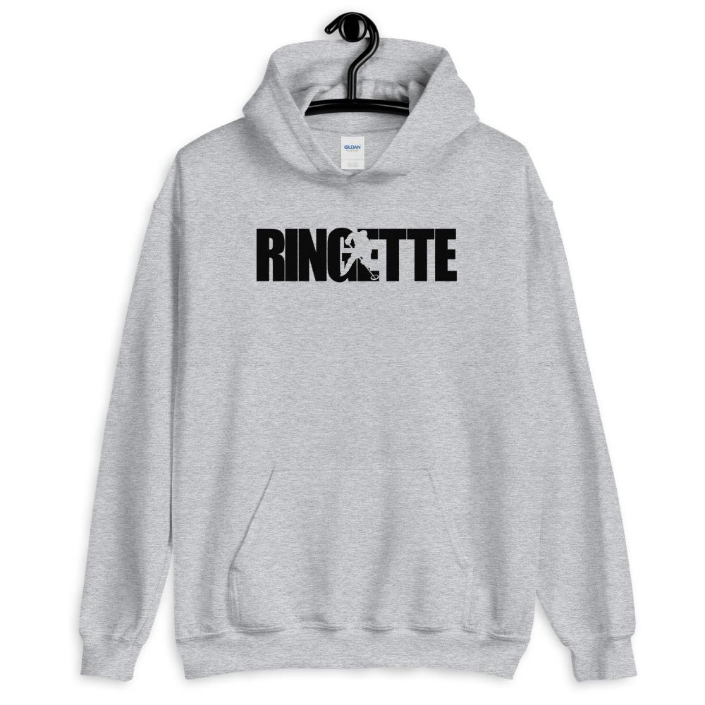 Ringette teksti huppari unisex - FourFan