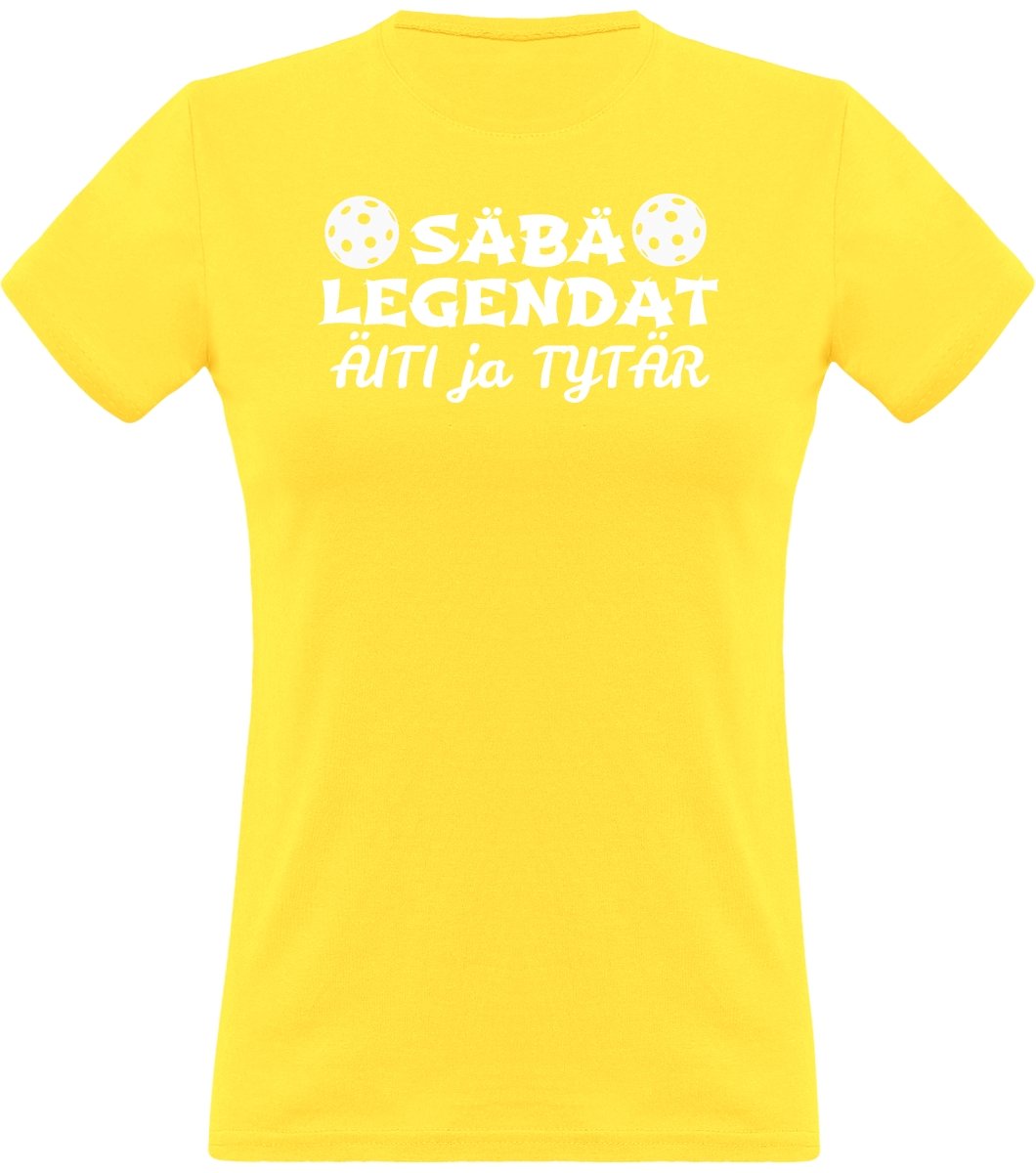 Säbälegendat äiti ja tytär klassinen naisten t-paita - FourFan