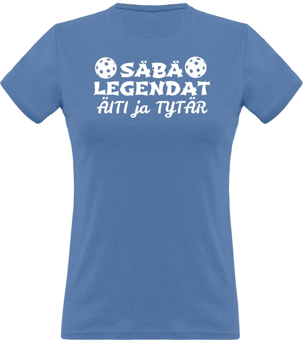 Säbälegendat äiti ja tytär klassinen naisten t-paita - FourFan