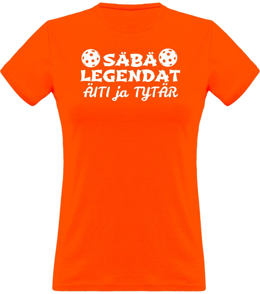 Säbälegendat äiti ja tytär klassinen naisten t-paita - FourFan