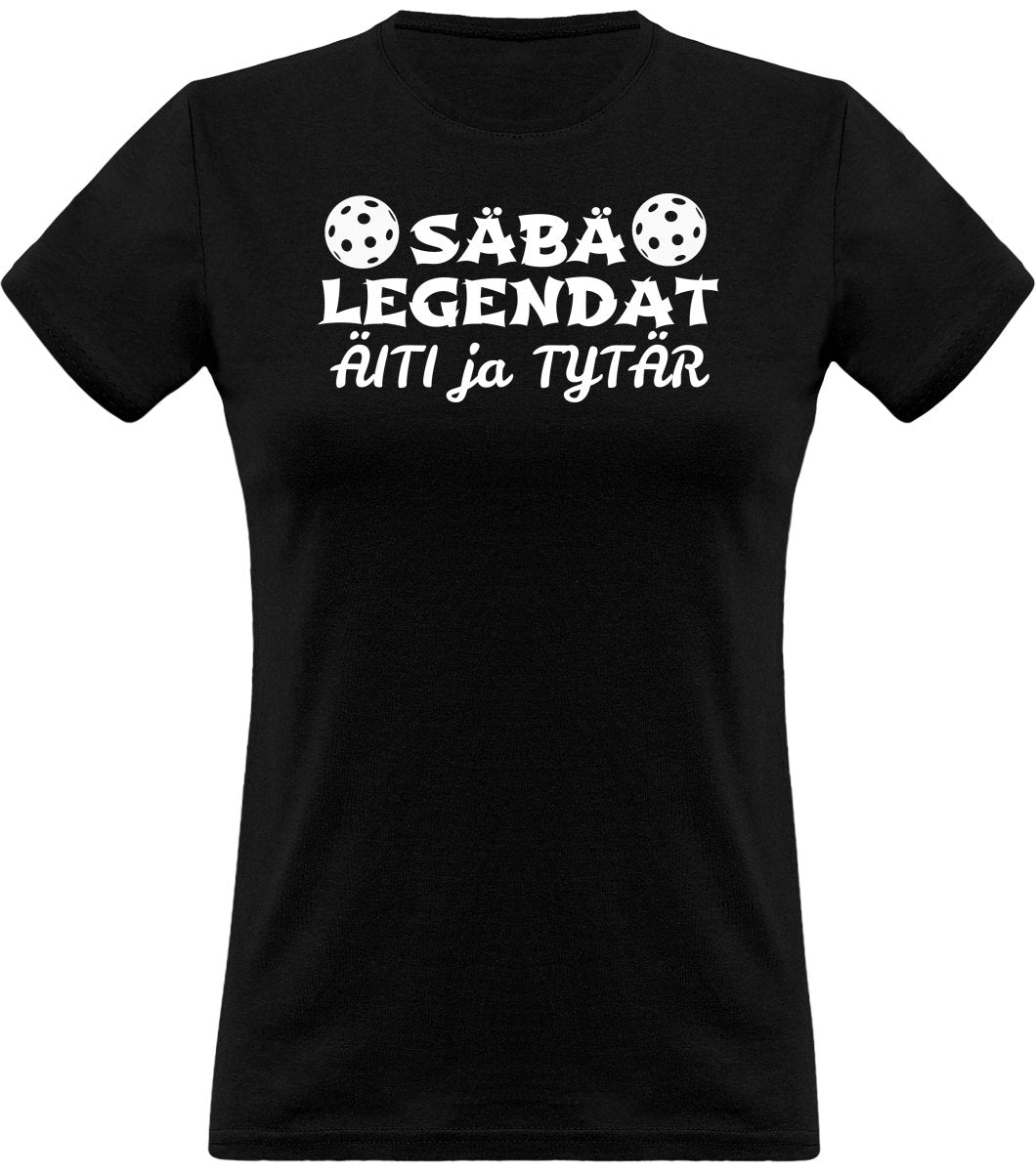 Säbälegendat äiti ja tytär klassinen naisten t-paita - FourFan