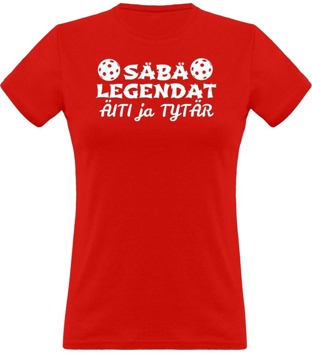 Säbälegendat äiti ja tytär klassinen naisten t-paita - FourFan