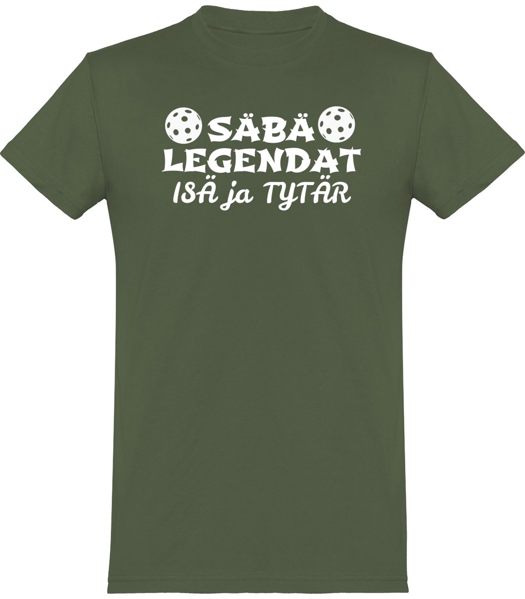 Säbälegendat isä ja tytär t-paita - FourFan