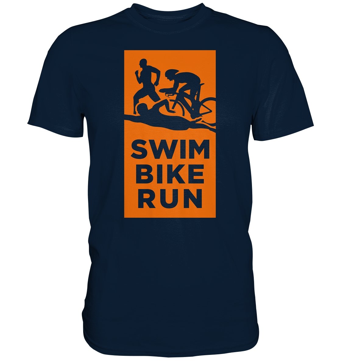SBR triathlon valkoinen t-paita unisex - FourFan