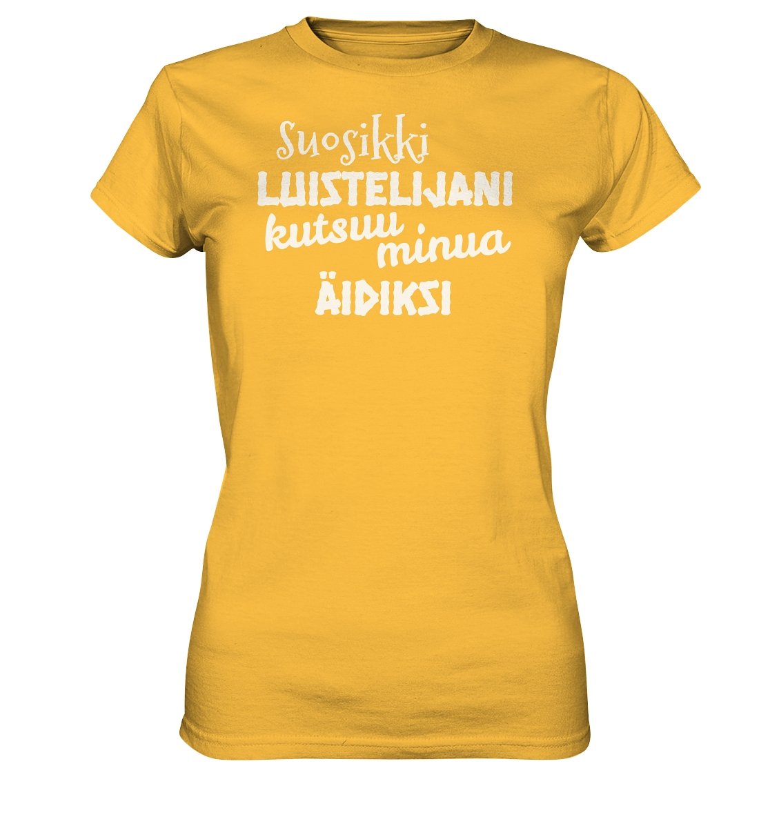 Suosikkiluistelijani äidiksi t-paita - Ladies Premium Shirt - FourFan