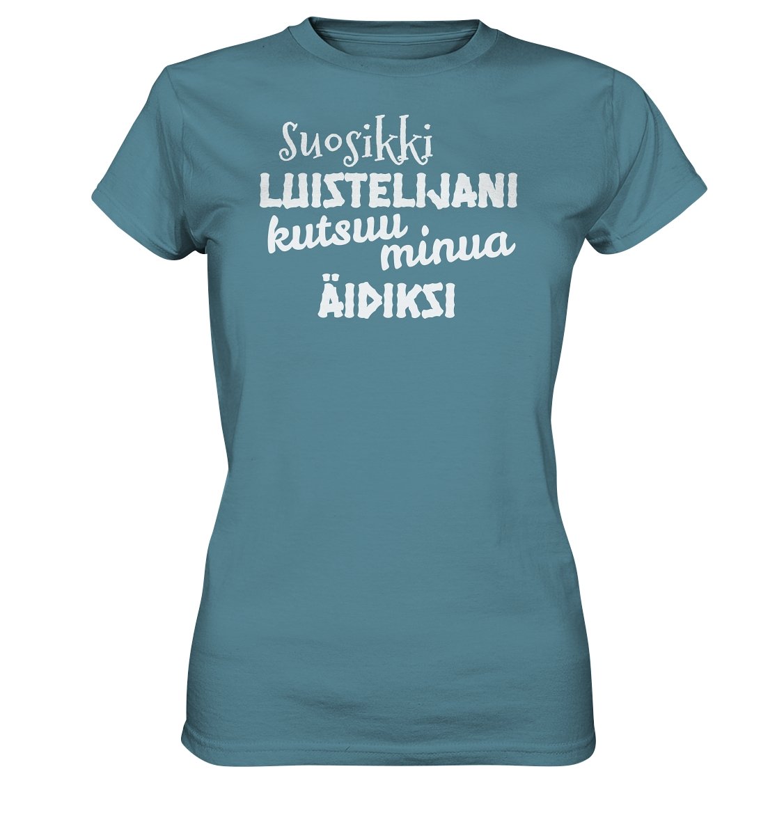 Suosikkiluistelijani äidiksi t-paita - Ladies Premium Shirt - FourFan