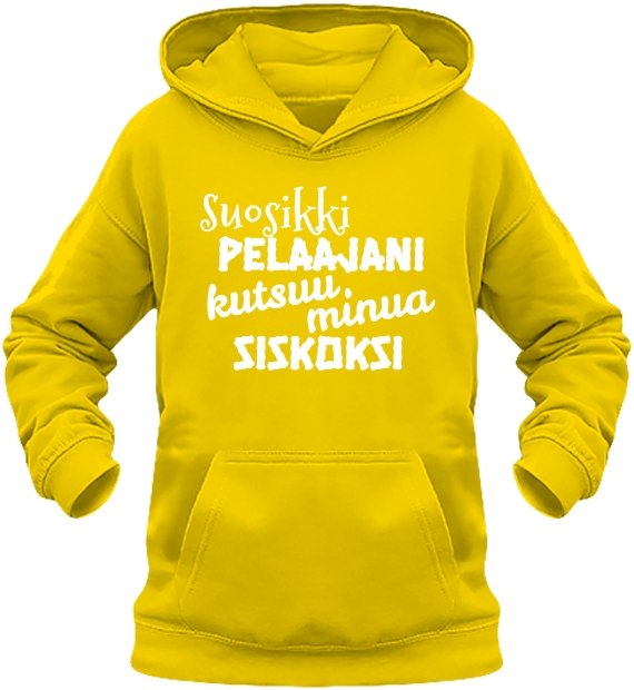 Suosikkipelaajani kutsuu siskoksi huppari - FourFan